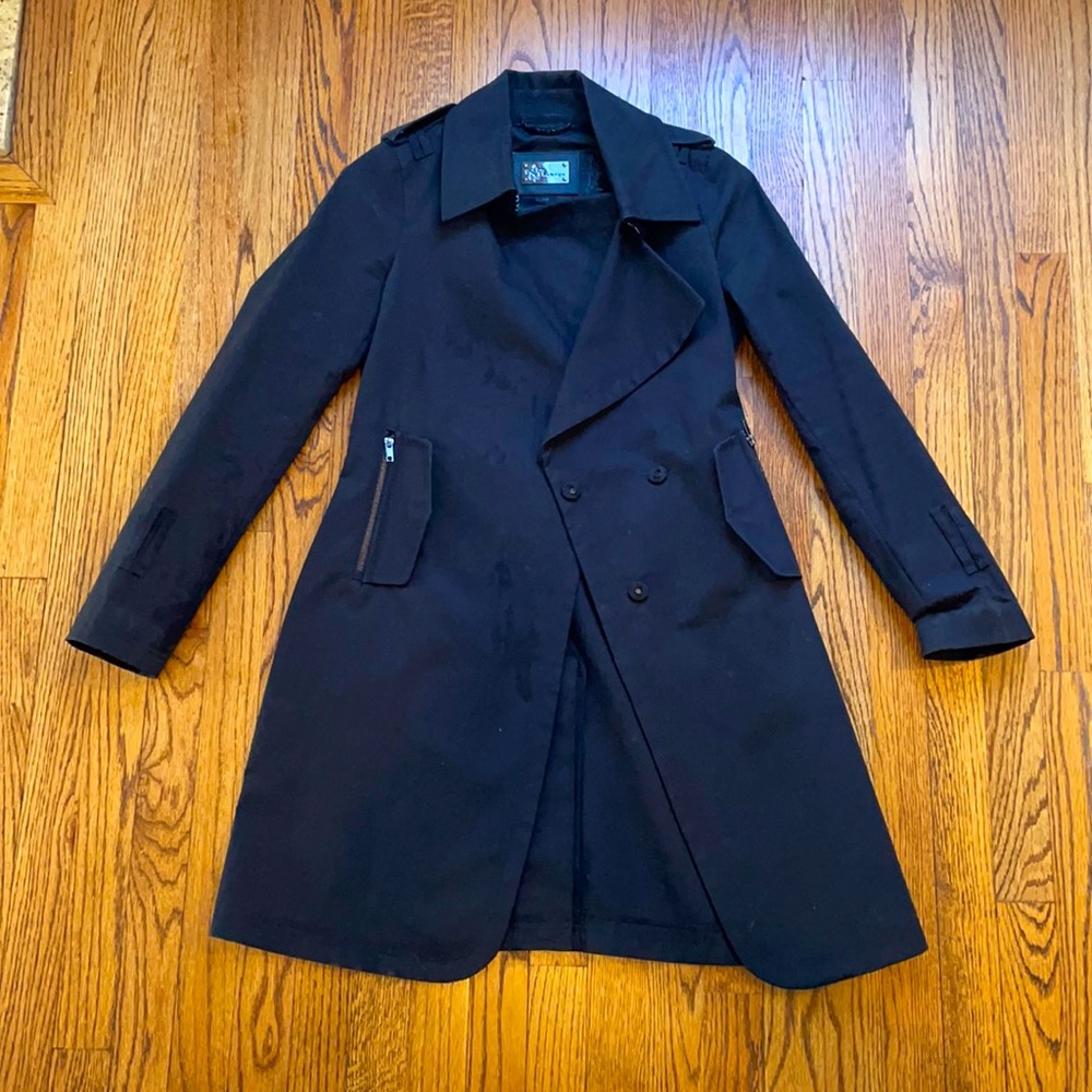 Mackage black trench coat
